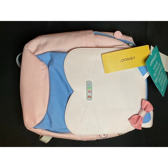 Lisinuo large size laptop / book bag/ backpack TSA approved pretty pink NWT - Picture 5 of 8